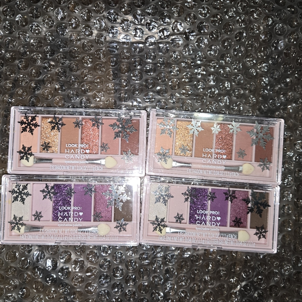 Hard candy eyeshadow palette bundle new of 4